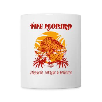DER LEOPARD - Tasse - Weiß - Vorne