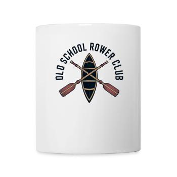 Canoe Accessories Canoe Rowing Motif Paddle - Mug - white - Front
