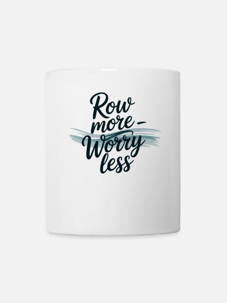 Kanu Zubehör Kanu Fahren Ruder Motiv Paddel - Tasse - Weiß
