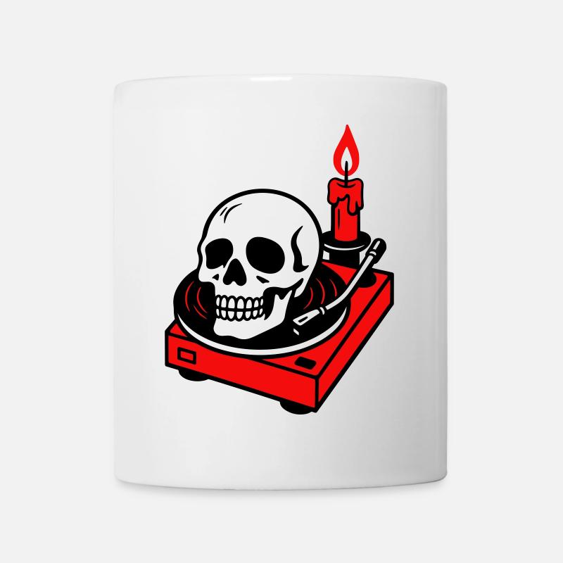Métal noir - Mug blanc - blanc