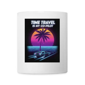 Retro Future Time Travel Design - Mug - white - Front