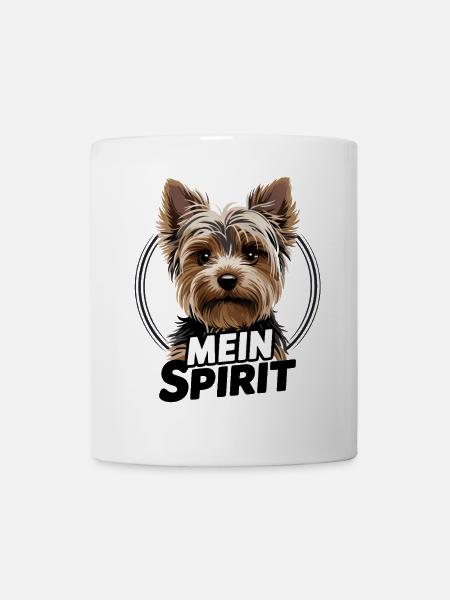Yorkie Yorkshire Terrier mein Spirit Seelenhund - Tasse - Weiß