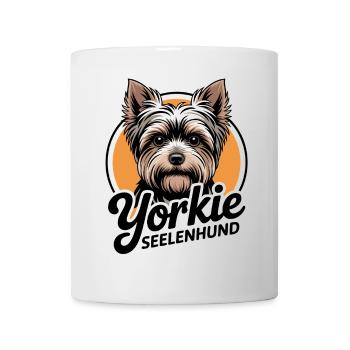 Yorkie Yorkshire Terrier mein Spirit Seelenhund - Tasse - Weiß - Vorne