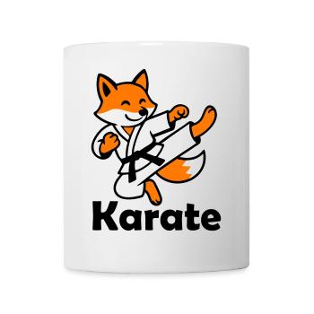 Karate Fuchs - Tasse - Weiß - Vorne
