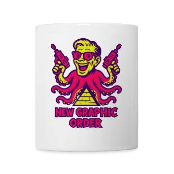 Nouvel ordre graphique Supermotiv - Mug blanc - blanc - Devant