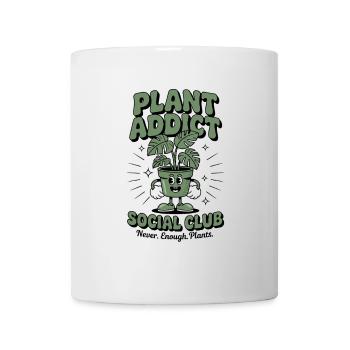Drôle de parents de plantes disant club de plantes - Mug blanc - blanc - Devant