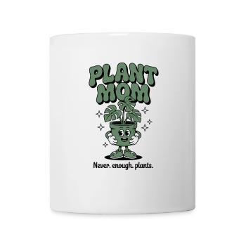 Plante Parent Monstera Plante d’intérieur Maman - Mug blanc - blanc - Devant
