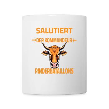 Farmer's Sayings Farmer - Salute You Fools - Mug - white - Front