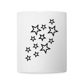 sterne und sternchen - Tasse - Weiß - Vorne
