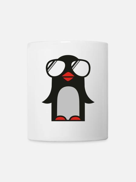 funky pinguin - Mug - white