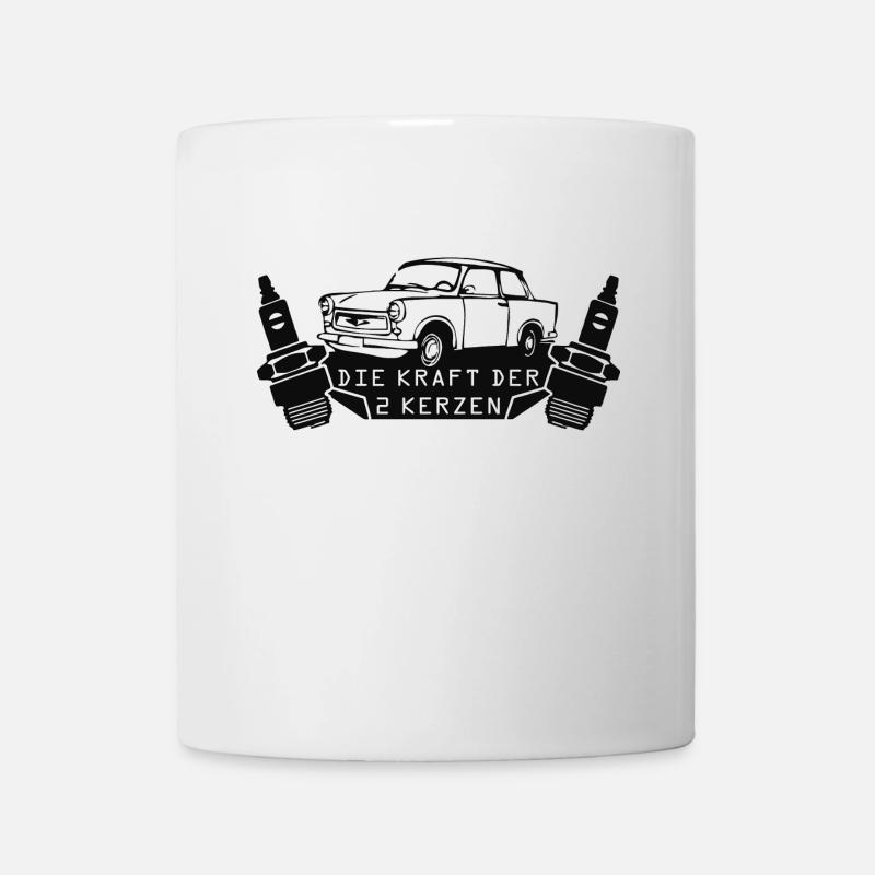 Trabant 601 2Kerzen - Tasse - Weiß