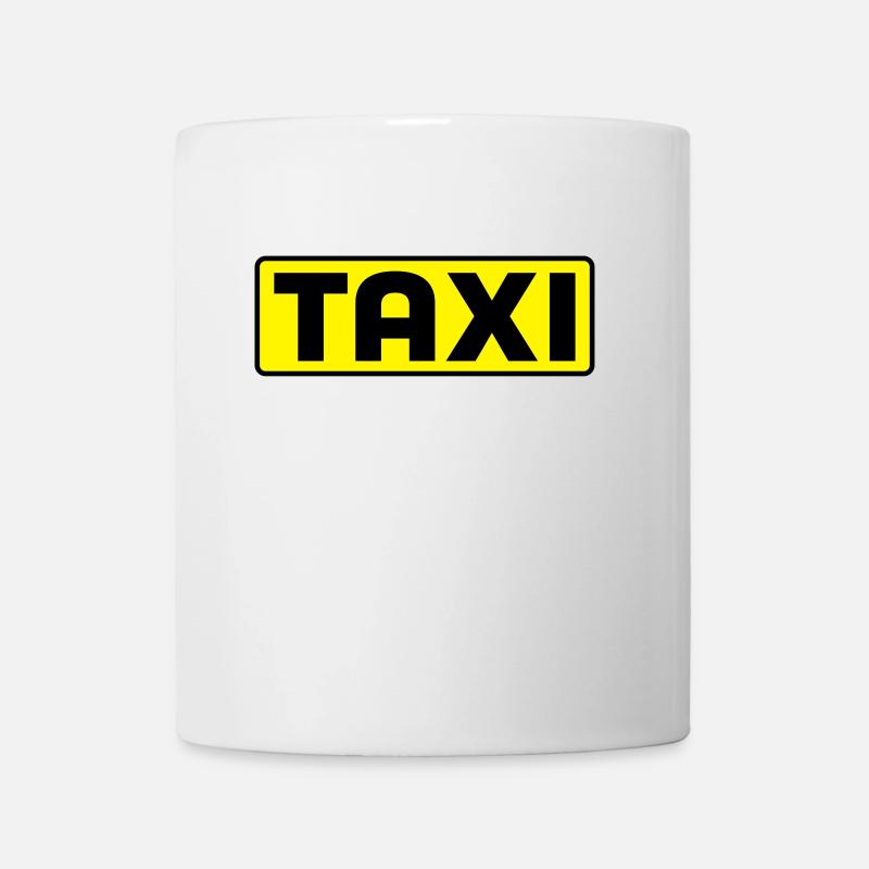 Taxi - Tasse - Weiß