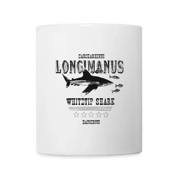 Requin à point blanc longimanus - Mug blanc - blanc - Devant