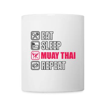 Muay Thaï - Mug blanc - blanc - Devant