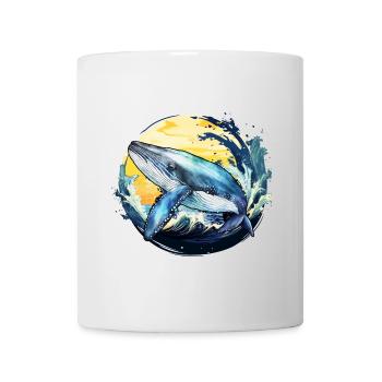 Blauwal - Tasse - Weiß - Vorne