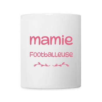 Zwei Titel Oma Fußballer, Großmutter, Fußball - Tasse - Weiß - Vorne