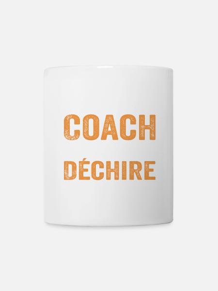 Je Suis Un Coach Qui Déchire Humour Cadeau - Mug blanc - blanc