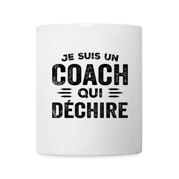 Ich bin ein Trainer, der Humor liebt - Tasse - Weiß - Vorne