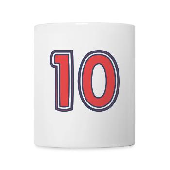 10. 10 YEARS. 10th ANNIVERSARY. 10 YEAR ANNIVERSARY. - Mug - white - Front