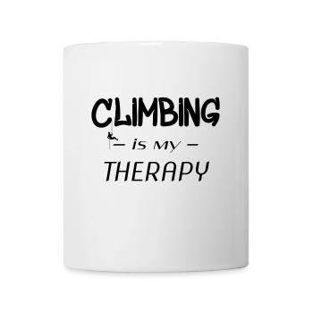 Klettern ist meine Therapie - Tasse - Weiß - Vorne