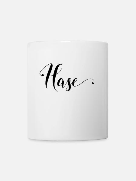 hase - Tasse - Weiß