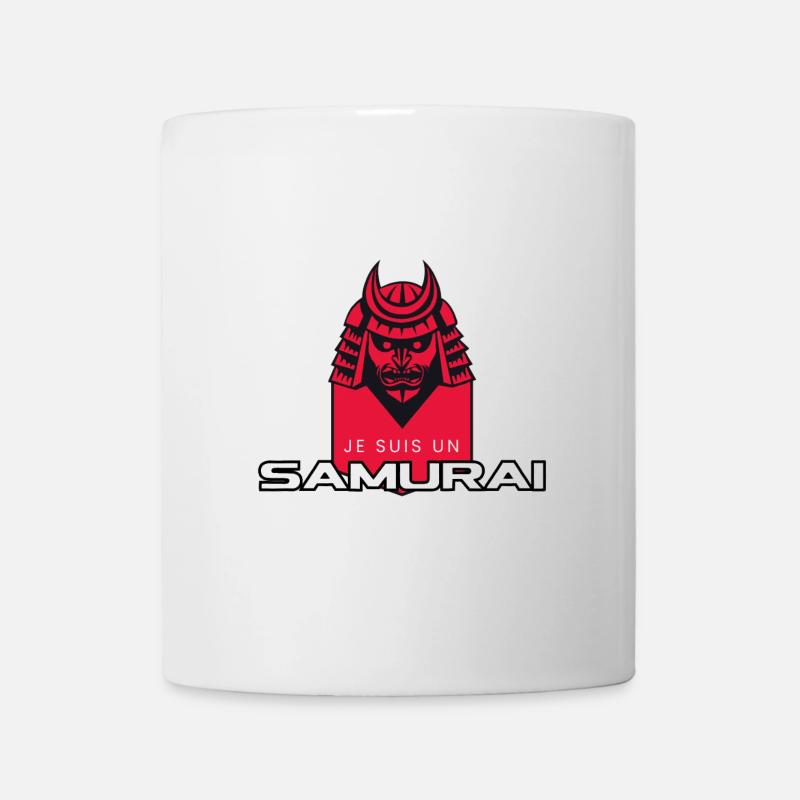 Je suis un Samouraï - Guerrier - Mug blanc - blanc