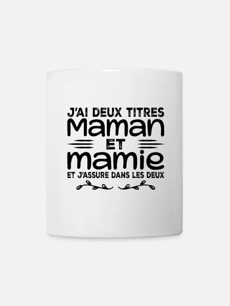 Ich habe zwei Titel: Mama und Oma | Muttertag - Tasse - Weiß