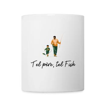 Fisherman from father to son - Passion pêche - Mug - white - Front