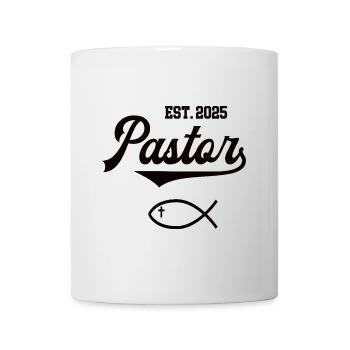Pastor Pastoren Geistliche Evangelisch Kirche - Tasse - Weiß - Vorne