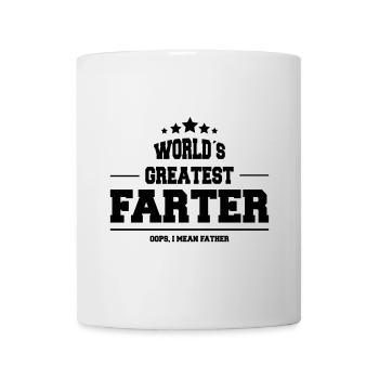 WORLD ́s GREATEST FARTER Father Papa Father's Day - Mug - white - Front