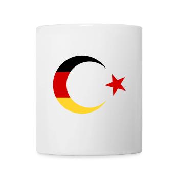 German and Turkish flag - Mug - white - Front