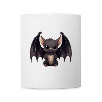 Süße Fledermaus Kawaii Engel Comic - Tasse - Weiß - Vorne
