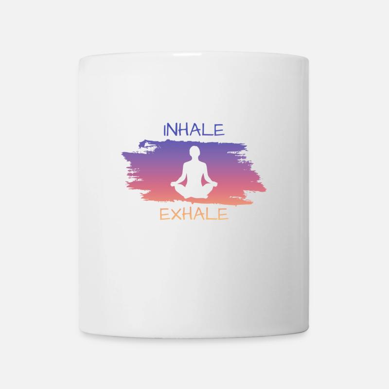 Yoga - Tasse - Weiß