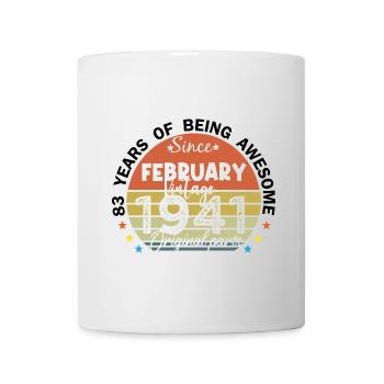 83 Years Old Made In 1941 Vintage February 1941 - Mug - white - Front