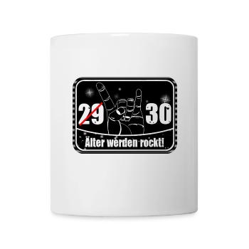 30th Birthday , Getting Older Rocks,Heavy Metal(25) - Mug - white - Front
