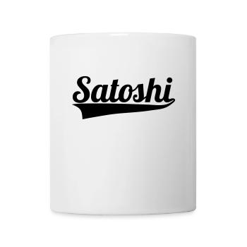 Satoshi Nakamoto - Tasse - Weiß - Vorne