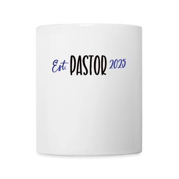 Pastor 2025 Geistlicher Glaube Gott Jesus Kirche - Tasse - Weiß - Vorne