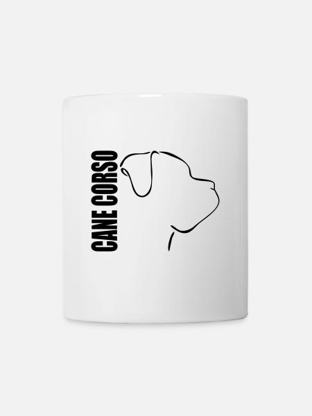 CANE CORSO PROFILE - Mug - white