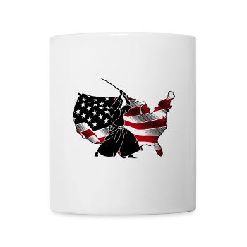 Aikido USA - Tasse - Weiß - Vorne