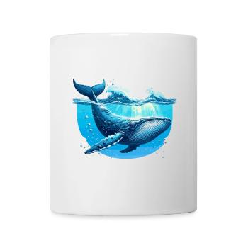 Blauwal - Tasse - Weiß - Vorne