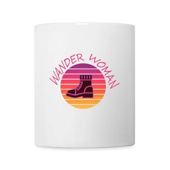 Natur Wandern Berge Gesundheit Glück Stiefel Luft - Tasse - Weiß - Vorne