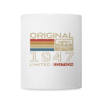 1947 Retro 1947 Geburtstagsgeschenk - Jahrgang 1947 - Tasse - Weiß - Vorne