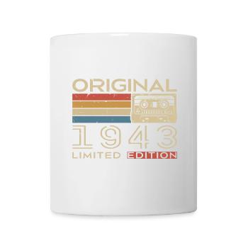 1943 Retro 1943 Geburtstagsgeschenk - Jahrgang 1943 - Tasse - Weiß - Vorne