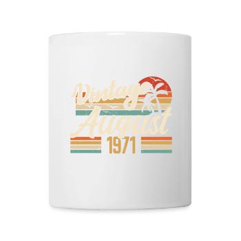 Août 1971 Anniversaire 1971 - Cadeau Légendes Août - Mug blanc - blanc - Devant