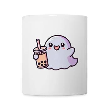 Süßer Geister Bubble Tee Halloween - Tasse - Weiß - Vorne