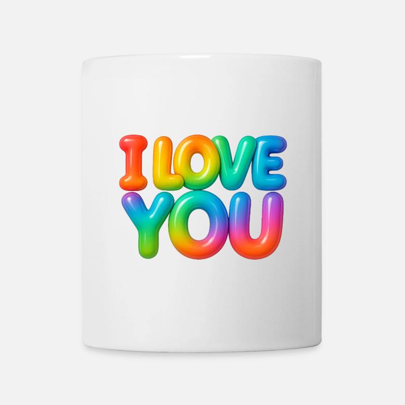I love you - Tasse - Weiß
