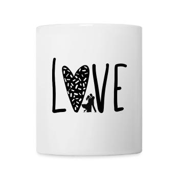 Romantic design. Love – Dancing Couple - Mug - white - Front