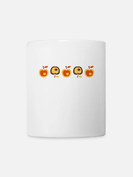 Pomme - Mug blanc - blanc