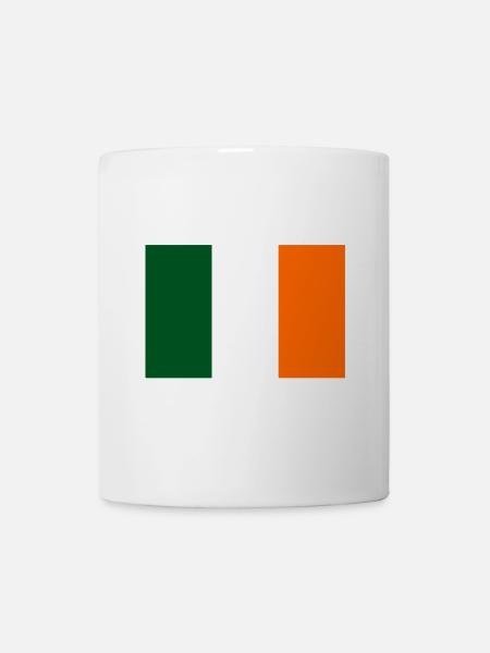 Drapeau de l’Irlande - Mug blanc - blanc