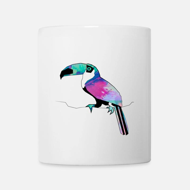 Toucan aquarelle - Mug blanc - blanc